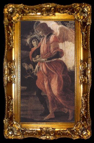 framed  Sandro Botticelli Trinity with Mary Magdalene,St john the Baptist,Tobias  and the Angel (mk36), ta009-2